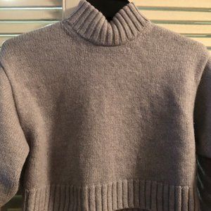Aritzia Wilfred Free Harper  100% merino wool sweater.  - Color Light Gray